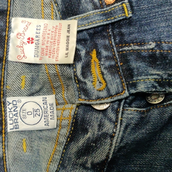 Lucky brand size 25 excellent condition jeans. - Picture 3 of 4